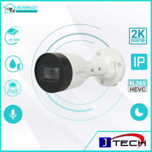 Camera IP Dahua DH-IPC-HFW1431S1-A-S4 Ngoài Trời Cố Định