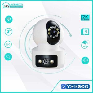 Camera Yoosee xoay 360 2 Mắt Góc Rộng Trong Nhà