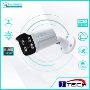 Camera IP J-Tech UAIP5703C (3MP/Human Detect/Face ID/PoE/ Smart Led) Ngoài Trời