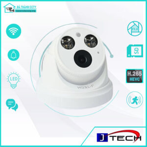Camera J-Tech UAI5282DS (4MP/Human Detect/Face ID/Smart Led/Loa)