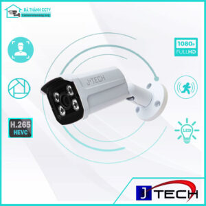Camera IP J-Tech UAI5703C (3MP / Human Detect / Face ID / Smart Led) Ngoài Trời