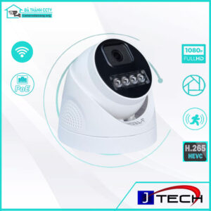 Camera IP J-Tech UAIP5284C (PoE 3MP/Human Detect/FaceID/Smart Led)