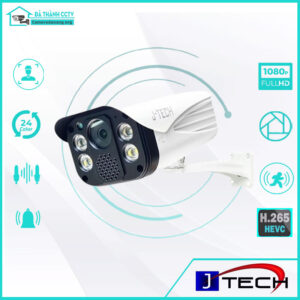 Camera IP J-Tech UHD8205CLS (3MP/Human Detect/ FaceID/ F.Color/ Loa) Ngoài Trời