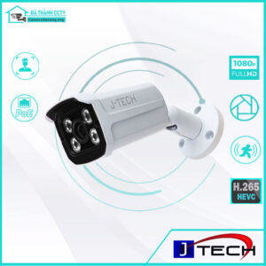 Camera IP J-Tech UHDP5703C (3MP / Human Detect / Face ID / PoE) Ngoài Trời