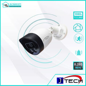 Camera IP J-Tech UAI5723C (3MP / Human Detect / Face ID / Smart Led) Ngoài Trời
