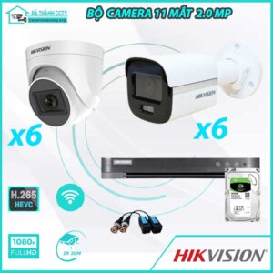 Combo Trọn Bộ 12 Camera Hikvision 4.0MP