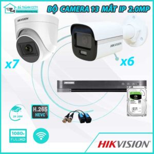 Combo Trọn Bộ 13 Camera Hikvision 4.0MP