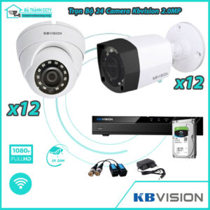 Combo Trọn Bộ 24 Camera Kbvision 2.0MP
