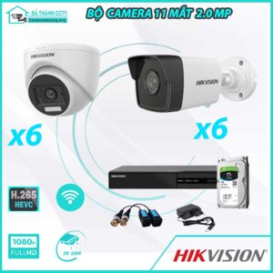 Combo Trọn Bộ 12 Camera Hikvision 5.0MP