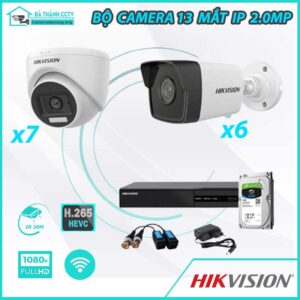 Combo Trọn Bộ 13 Camera Hikvision 5.0MP