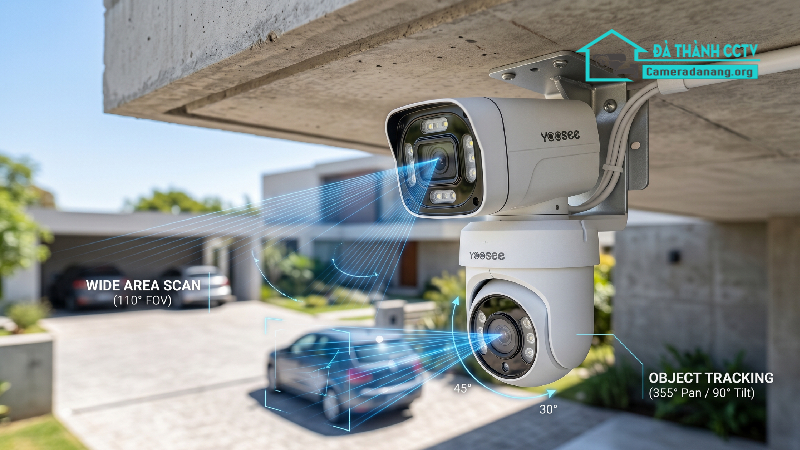 Camera Yoosee 2 Mắt Ngoài Trời Có Khả Năng Theo Dõi Chuyển Động Tự Động Không-1