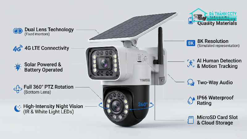 Camera Yoosee Sim 4G Có Khả Năng Chống Nước Ngoài Trời Không-2