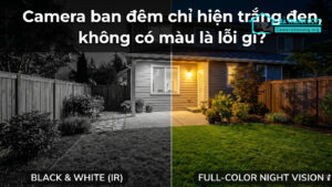 Camera ban đêm chỉ hiện trắng đen, không có màu là lỗi gì-0