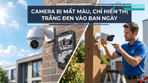 Camera bị mất màu, chỉ hiển thị trắng đen vào ban ngày-0