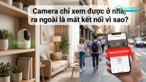Camera chỉ xem được ở nhà, ra ngoài là mất kết nối vì sao-0