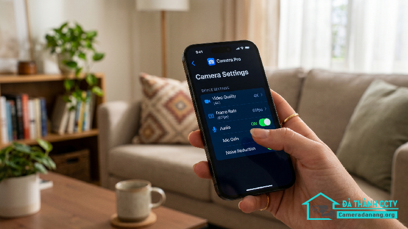 Camera không thu âm được có sửa được không-1
