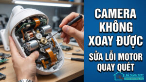 Camera không xoay được, sửa lỗi motor quay quét-0
