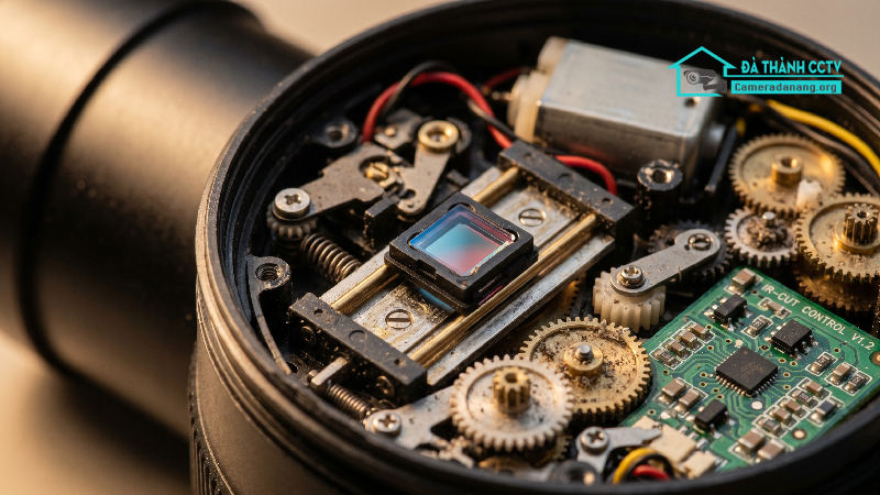 Camera phát tiếng kêu lạch cạch liên tục là lỗi gì-1