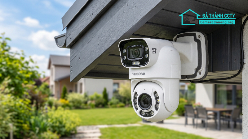 Giám Sát Ban Đêm Có Màu Với Camera Yoosee 2 Mắt Ngoài Trời-1
