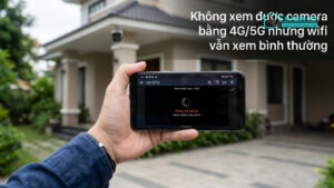 Không xem được camera bằng 4G_5G nhưng wifi vẫn xem bình thường