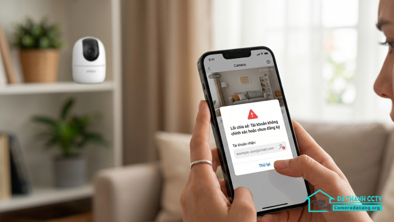 Sửa lỗi camera không chia sẻ được cho điện thoại khác-1
