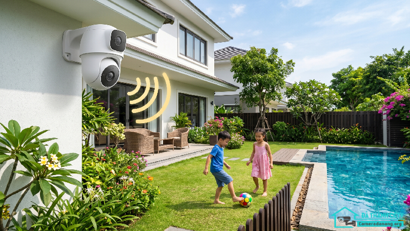 Tính Năng Đàm Thoại Hai Chiều Trên Camera Yoosee 2 Mắt Ngoài Trời-1