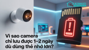 Vì sao camera chỉ lưu được 1–2 ngày dù dùng thẻ nhớ lớn-0